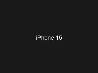 iPhone 15